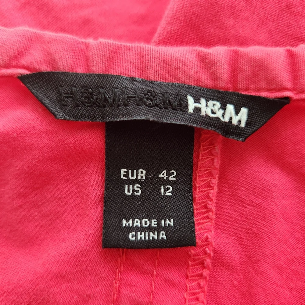 H&M Cotton Pleated Midi Skirt - Picture 4 of 5
